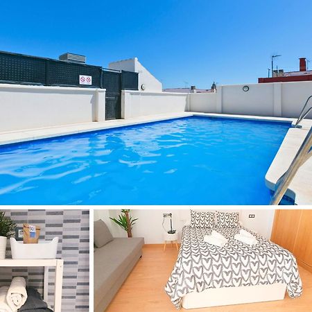 Precioso Estudio Con Piscina Malaga Bagian luar foto